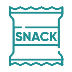 Icono Bolsa de snacks